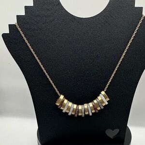 Loft Elegant Gold and Silver Necklace NWT